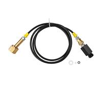 Chrees Kit D'adaptateur de Tuyau Externe à Filetage W21.8, Outil D'adaptateur, Raccord de Connecteur de Tuyau avec de 1,7 M et Pression de 630 pour Machine à Soda, Carb