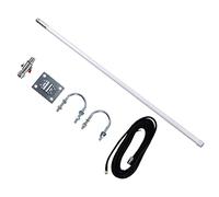 Chrees Kit D'Antenne Lora Antenne étanche en Fibre de Verre pour Couverture Omnidirectionnelle avec Parafoudre pour Utilisation en Extérieur