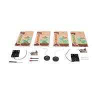 Chrees Kit de Construction Radio Bidirectionnelle pour Enfants, Jouet éducatif STEM, Ensemble de Construction d'apprentissage avec Motif de Dinosaure, Communication en Temps Réel
