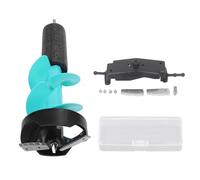 Chrees Kit de perceuse à glace électrique de 15,2 cm, lames concises, tarière à glace résistante aux chocs avec positionnement pour la pêche d'urgence