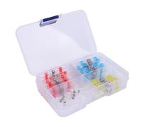 Chrees Lot de 120 manchons à souder du connecteur à sertir thermique, kit de connecteurs de câble avec design flexible, 120 bornes pour connexions électriques scellées (50 pièces)