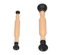 Chrees Lot de 2 tiges de ponçage à ventouse double face avec huile et caoutchouc résistant pour tronçonneuses de tondeuse à gazon avec petites ou grandes voitures à moteur 5/8 13/16 1