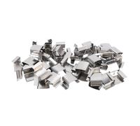 Chrees Lot de 50 Clips en Verre pour Serre, G à Ressorts en Acier Inoxydable pour Entretien de Serre et Plantes Grimpantes, avec Installation Facile pour le Jardin