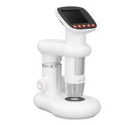 Chrees Microscope Numérique Portatif pour Enfants, Double Source de Lumière LED pour Salle D'observation des Insectes