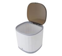 Chrees Mini machine de nettoyage de tasse, portable, entièrement automatique, omnidirectionnelle à 360°, 4 L, 5 V, rechargeable par USB, pour un usage domestique, lavage sur le plan de travail