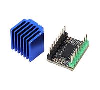 Chrees Mini Module Pilote Pas à Pas pour Imprimante 3D avec Fonctionnement Silencieux, Courant Plus Important pour un Fonctionnement Sûr, 256 Subdivisions avec Dissipateur Thermique, pour les Amateurs