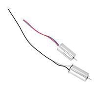 Chrees Moteur à Micro-Brosse 4 Pièces, Moteur à Courant Continu Haute Vitesse 3,7 V 44 000 TR/Min avec Faible Bruit et Performances Stables, pour Mécanisme de Direction de Drone Robot