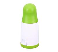 Chrees Moulin en acier inoxydable, double moulin, hachoir à ail compact, hachoir à persil, rotation facile, design polyvalent