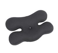 Chrees Oreiller en mousse à mémoire de forme anti-rides avec barre de forme réglable, cou latéral pour soulager la pression des oreilles, alignement de la colonne vertébrale (gris foncé)