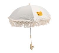 Chrees Pare-soleil pour bébé, Protection UV, Parapluie à Angle Réglable pour Poussette, avec Tissu Oxford UPF 40, pour Poussettes, Plage et Extérieur (Tigresse)