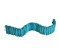 Chrees Plateforme pour hamster - 18 × 7 × 10 - 6 x 50 cm - Échelle souple à suspension pour animaux de compagnie