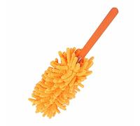 Chrees Plumeau télescopique, poignée en acier inoxydable avec tête en microfibre chenille, design rétractable jusqu'à 72 cm, amovible et lavable pour le nettoyage à la maison, ventilateurs de plafond,