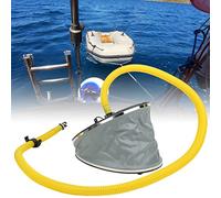 Chrees Pompe à Pied pour Bateau, Petite Pompe à Pied Légère et Portable pour Bateaux Gonflables, avec Une Finition Soignée, pour Kayaks, Canoës, Radeaux, Bouées et Jouets Gonflabl