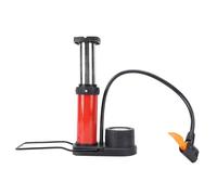 Chrees Pompe à vélo compacte et légère, pompe à pied portable efficace pour vélo électrique, moto, voiture avec pression, surface de limite de valve française, pédale structurée anti-glissement