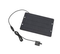 Chrees Pompe de Fontaine Solaire Pompe à Eau à énergie Solaire Fontaine USB avec Panneau Réglable 6 V 10 W Débit 240 L/h pour Bain d'oiseaux étang de Jardin