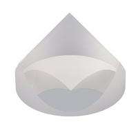 Chrees Prisme Cubique D'angle, Prisme D'enquête en Verre Optique de 64 Mm pour une Excellente Réflexion, avec une Construction Durable, pour la Mesure des Tunnels, des Routes, des