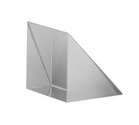 Chrees Prisme Triangulaire en Verre Optique, Outil Pédagogique Décoratif Exquis pour Enfants, Prisme K9, Cadeau pour Réflexions de Lumière Colorées, Expérience Scientifique des Matériaux de 0,6