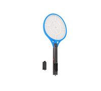 Chrees Raquette à Mouche électrique, Batte à Mouche de sécurité Professionnelle à Triple Couche en avec Haute Tension pour Le Camping Intérieur et Extérieur (Bleue)
