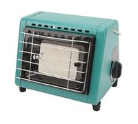 Chrees Réchauffeur Portatif de Gaz de Butane pour la Cuisine Extérieure de Camping avec L'anneau de Cadre Dur D'acier Inoxydable D'angle Réglable D'allumage électronique (Verte)