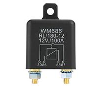 Chrees Relais de Démarreur de Voiture Robuste, Normal, 12V, 100a, pour Contrôle de la Batterie, Marche/arrêt