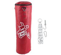 Chrees Sac de Sable de Boxe Vide, Sac de Boxe Robuste en Tissu Oxford à 3 Couches avec Fermeture éclair en Chaîne en Métal pour Kickboxing MMA Training Fitness Home Gym (60 cm)