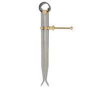 Chrees Séparateur à Ressort traité Thermiquement, Acier au Carbone Durable, étrier à Ressort Intérieur en Laiton pour le Traçage, 4 Pouces (200MM)