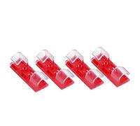 Chrees Serre-câbles auto-adhésif durable (transparent) | Matériau ABS de haute qualité, idéal pour les câbles d'alimentation, installation facile sur des surfaces lisses