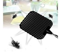 Chrees Tapette à Mouches 4 Pièces, Tapette à Moustiques à Poignée Rétractable avec Tête en Plastique Géante en Forme de Main, pour Une Utilisation Intérieure et Extérieure (Noire)