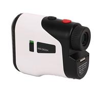 Chrees Télémètre de Golf Rechargeable USB avec Correction de Pente, Grossissement 6,5X et Portée de 600 Mètres (656 Yards), Idéal pour Les Tournois de Golf, la Chasse, Le Ti (Blanche)