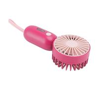 Chrees Ventilateur portable à charge USB, 3 modes de vitesse, mini ventilateur portable Easy Control pour ministères d'intérieur, design simple, idéal (violet)