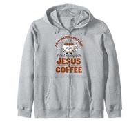 Chrétien Caféiné, Je Commence Ma Journée avec Jésus Et du Sweat à Capuche