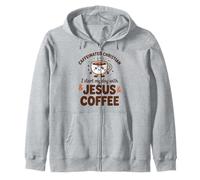 Chrétien Caféiné, Je Commence Ma Journée avec Jésus Et du Sweat à Capuche