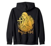 Chrétien Catholique Femmes Jésus Prier comme Une Fille Sweat à Capuche
