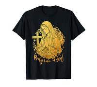 Chrétien Catholique Femmes Jésus Prier comme Une Fille T-Shirt