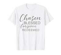 Chrétien élu béni pardonné racheté T-Shirt Graphique avec Valeur