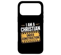 Chrétien en Construction : Dieu n'a Pas Encore Fini de s'amuser spirituellement Coque pour iPhone 17 Pro Max