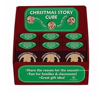 Chrétien Noël Story Cube 6cm Nativité Silhouettes