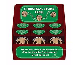 Chrétien Noël Story Cube 6cm Nativité Silhouettes