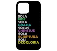 Chrétien réformé Cinq 5 Solas Reformation Day Church Coque pour iPhone 16 Pro Max