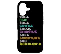 Chrétien réformé Cinq 5 Solas Reformation Day Church Coque pour iPhone 17
