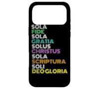Chrétien réformé Cinq 5 Solas Reformation Day Church Coque pour iPhone 17 Pro Max