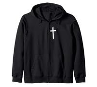 Chrétien - Vêtements - Religieux - Crucifix - Jésus Sweat à Capuche