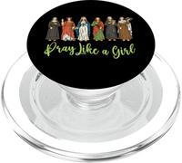 Chrétienne Catholique Femmes Jésus Prier Religieuse Fille PopSockets PopGrip pour MagSafe