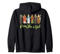 Chrétienne Catholique Femmes Jésus Prier Religieuse Fille Sweat à Capuche