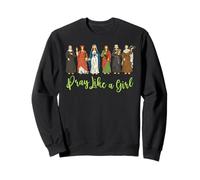 Chrétienne Catholique Femmes Jésus Prier Religieuse Fille Sweatshirt