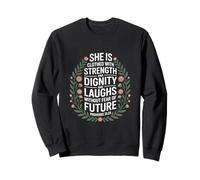 Chrétienne Force Dignité Rire Avenir Sweatshirt