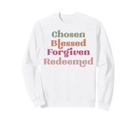 Chrétiens chrétiens élus bénis pardonné Hommes Femmes père mère Sweatshirt