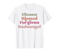 Chrétiens chrétiens élus bénis pardonné Hommes Femmes père mère T-Shirt