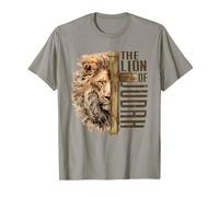 Chrétiens Dieu Foi Croix Jésus est Le Lion de Juda T-Shirt