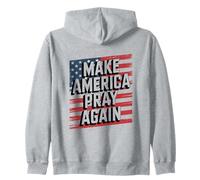 Chrétiens Patriotiques Make America Pray Again Sweat à Capuche